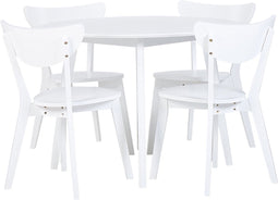 Beliani ROXBY - Eetkamerset - Wit - MDF