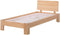 Beliani ROYAN - Eenpersoonsbed - Lichte houtkleur - Dennenhout