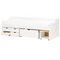 Beliani ROYVILLE - Bed met opbergruimte - Wit - 90 x 200 cm - Hout