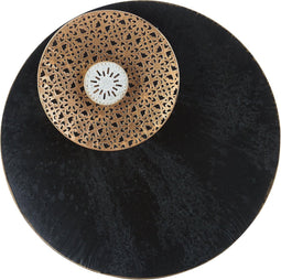 Beliani RUBIDIUM - Wanddecoratie - Zwart - Metaal