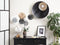 Beliani RUBIDIUM - Wanddecoratie - Zwart - Metaal
