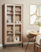 Beliani RUMSON - Vitrinekast - Lichtbruin - Hout
