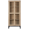 Beliani RUMSON - Vitrinekast - Lichtbruin - Hout