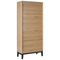 Beliani RUMSON - Vitrinekast - Lichtbruin - Hout