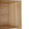 Beliani RUMSON - Vitrinekast - Lichtbruin - Hout