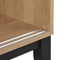 Beliani RUMSON - Vitrinekast - Lichtbruin - Hout