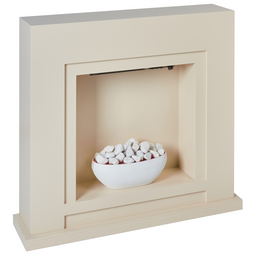 Beliani SAHARA - Elektrische haard - Beige - MDF