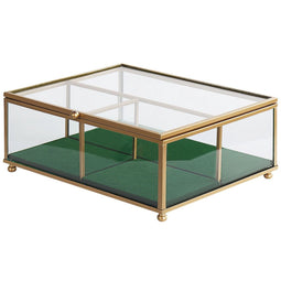 Beliani SAINTES - Sieradendoos - goud - Glas