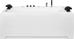 Beliani SALAMANCA - Whirlpool - Wit - Acryl