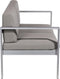 Beliani SALERNO - Loungeset voor 4 - Grijs - Aluminium