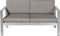Beliani SALERNO - Tuinbank - Grijs - Aluminium