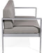 Beliani SALERNO - Tuinbank - Grijs - Aluminium