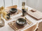 Beliani SALTBUSH - Set van 12 placemats en onderzetters - Natuurlijk - Jute