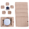 Beliani SALTBUSH - Set van 12 placemats en onderzetters - Natuurlijk - Jute