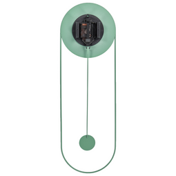 Beliani SALVAN - Wandklok - Lichtgroen - Staal