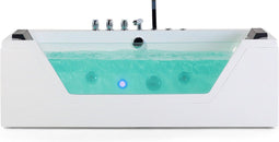 Beliani SAMANA - Whirlpool - Wit - Acryl