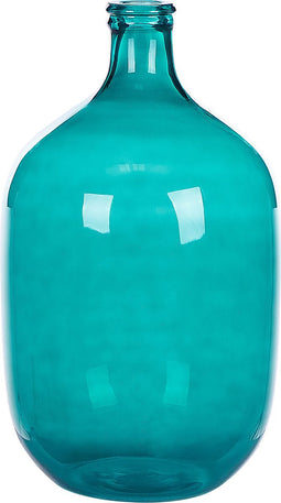 Beliani SAMOSA - Bloemenvaas - Blauw - Glas