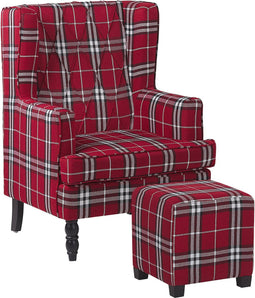 Beliani SANDSET - Fauteuil - Rood - Kunststof