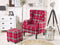Beliani SANDSET - Fauteuil - Rood - Kunststof