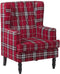 Beliani SANDSET - Fauteuil - Rood - Kunststof