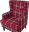 Beliani SANDSET - Fauteuil - Rood - Kunststof