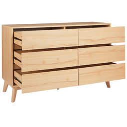 Beliani SARDIS - Dressoir - Lichthout - Spaanplaat