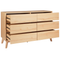 Beliani SARDIS - Dressoir - Lichthout - Spaanplaat