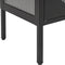 Beliani SARRE - Sideboard - Zwart - Staal