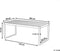 Beliani Sassari - Tuintafel - Hout - bruin - 180x90x75