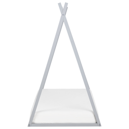 Beliani SAURAT - Kinderbed - Grijs - 90 x 200 cm - Dennenhout