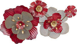 Beliani SCANDIUM - Wanddecoratie - Rood - IJzer