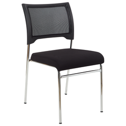 Beliani SEDALIA - Set van 4 stoelen - Zwart - Polyester