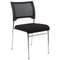 Beliani SEDALIA - Set van 4 stoelen - Zwart - Polyester