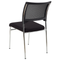 Beliani SEDALIA - Set van 4 stoelen - Zwart - Polyester