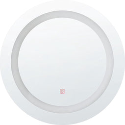 Beliani SELUNE - LED-spiegel - Zilver - Kunststof