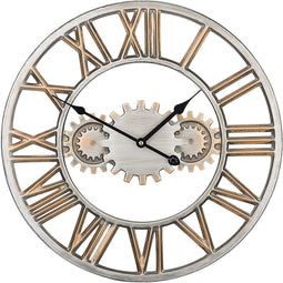 Beliani SEON - Wandklok - Zilver - IJzer