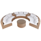 Beliani SEVERO - Loungeset voor 9 - Zandbeige - PE rotan
