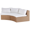 Beliani SEVERO - Loungeset voor 9 - Zandbeige - PE rotan