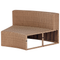 Beliani SEVERO - Loungeset voor 9 - Zandbeige - PE rotan