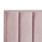 Beliani SEZANNE - Slaapkamerset - Roze - 140 x 200 cm - Fluweel