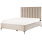 Beliani SEZANNE - Slaapkamerset - Taupe - 160 x 200 cm - Fluweel