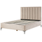Beliani SEZANNE - Slaapkamerset - Taupe - 160 x 200 cm - Fluweel