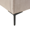 Beliani SEZANNE - Slaapkamerset - Taupe - 180 x 200 cm - Fluweel