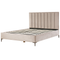 Beliani SEZANNE - Slaapkamerset - Taupe - 180 x 200 cm - Fluweel