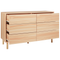 Beliani SHARPE - Dressoir - Lichthout - Spaanplaat