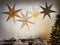 Beliani SHIVLING - Kerstdecoratie LED set van 4 - Meerkleurig - Papier