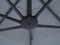 Beliani SIBILLA - Parasol - Grijs - Kunststof