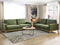 Beliani SIGGARD - Bankenset - Groen - Corduroy