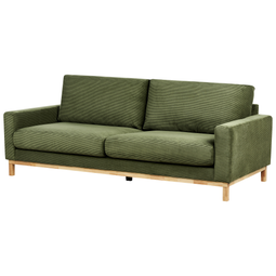 Beliani SIGGARD - Bankenset - Groen - Corduroy