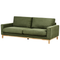 Beliani SIGGARD - Bankenset - Groen - Corduroy